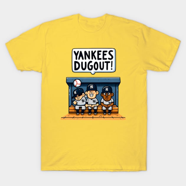 Yankees Dugout T-Shirt by elegantelite